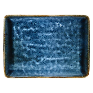 كوتاهيا صحن تقديم - 17×23 سم - ازرق