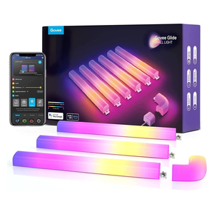  إضاءة جدار Govee Glide 7 - تقنية RGBIC - مزامنة مع الموسيقى - تحكم صوتي/Wi-Fi - تأثيرات أكثر من 40 وضع 