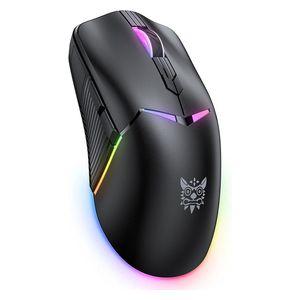  ماوس ألعاب اونيكوما CW928 لاسلكي - 7 أزرار قابلة للبرمجة -  إضاءة ار جي بي - اسود 