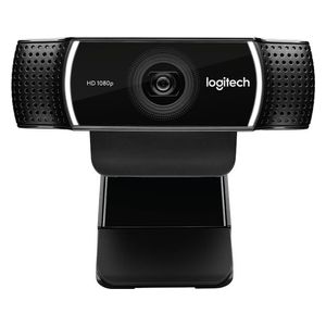  Logitech C922 Streaming Camera - 1080P/30FPS or 720P/60FPS Resolution - Stereo Microphone - Superior Low-Light Performance 