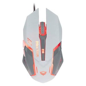 Meetion M915 - Gaming Mouse - High-Precision Optical Sensor - Adjustable RGB Backlight - White
