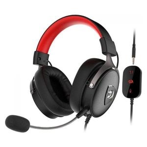 سماعة ألعاب حول الاذن سلكية ريدراجون ICON H520 - صوت محيطي 7.1 - محركات 50mm - ميكروفون قابل للفصل - إطار فولاذي متين - وحدة تحكم يو اس بي مستقلة