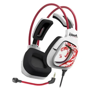 سماعة ألعاب حول الاذن بلودي G575 Naraka Edition - صوت محيطي 7.1 - محركات 50mm - طوق Flying Wing - ميكروفون قابل للفصل - إضاءة ار جي بي