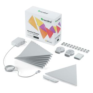  Nanoleaf Shapes Triangles Wall Light - Smart, Customizable, Touch-Reactive RGB Lighting 