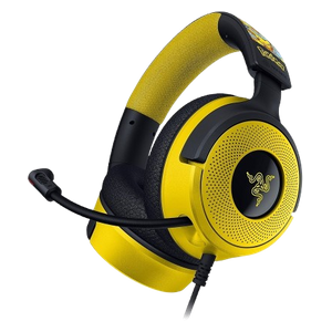  سماعة سلكية حول الاذن ريزر - Kraken V4 X - بطول 1.8 متر - يو اس بي - اصفر 