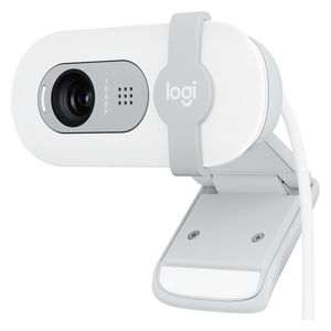  Logitech Webcam - 1080P/30FPS Resolution - 58° Field of View - Privacy Cover and Built-in Microphone - White 