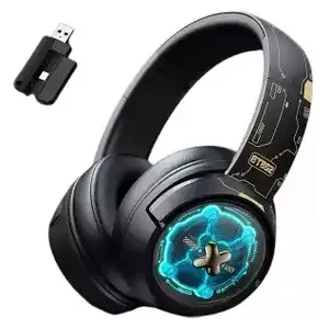 ONIKUMA GT802 - Bluetooth Headphone Over Ear - 1000 mAh - RGB - Black