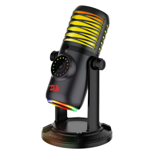 Redragon Stellaris GM306 USB Condenser Microphone - RGB Lighting - Professional Sound Quality - Durable Metal Design
