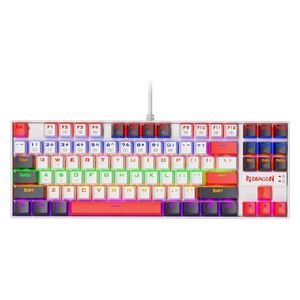 كيبورد سلكي ريدراجون - Kumara K552WLR - بطول 1.8 متر - اضاءة RGB - متعدد الالوان