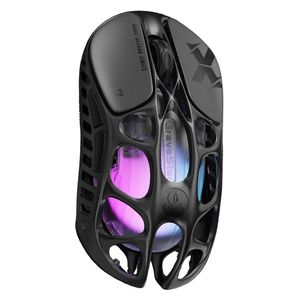 Gravastar GSX-BLK-CN Gaming Mouse - Wireless - 5 Buttons - RGB Lighting - Black