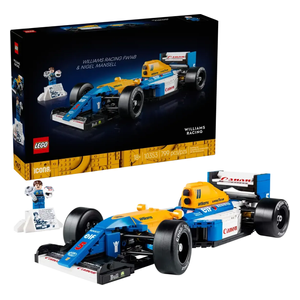  LEGO Icons Williams Racing FW14B with Nigel Mansell Minifigure - Full-Scale F1 Replica with Mechanical Functions 