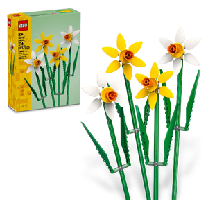 LEGO 40747 Botanical Collection Daffodils - Creative building set for ages 8+ to make a daffodil bouquet - 216 pieces; each stem over 30 cm long