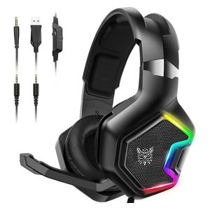  ONIKUMA K10 PRO - Wired Headphone Over Ear - 2.2 m - RGB - Black 