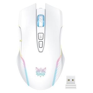  Onikuma CW905 - Wireless Gaming Mouse - RGB Lighting - White 