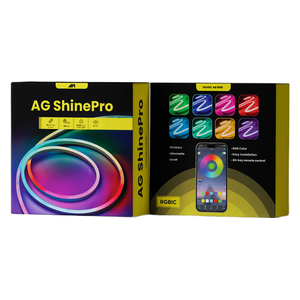 شريط إضاءة اري غيمينغ Shine Pro LED - بطول 5 متر- تحكم بلوتوث - تأثيرات ديناميكية وقوس قزح