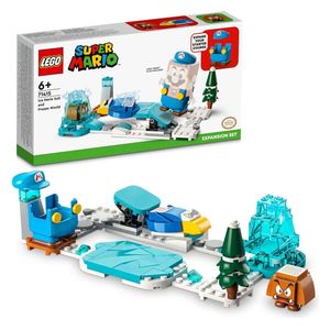 ليغو 71415 - بدلة ماريو الجليدية ومجموعة توسعة العالم المتجمد - منظر طبيعي متجمد قابل للبناء لجمع العملات المعدنية والتفاعل مع الأعداء