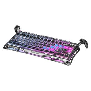  كيبورد العاب جرافاستار K1 Pro - سلكي ولاسلكي -  إضاءة ار جي بي - 79 مفتاح 