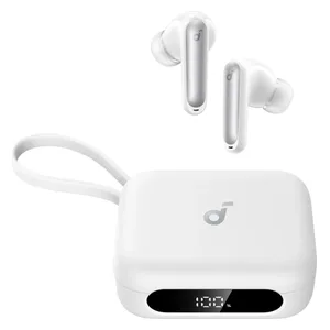  Anker Wireless TWS In-Ear Headphones - Built-in 3000mAh Power Bank - Adaptive Noise Cancellation (ANC) - 11mm Speakers - BassUp Technology - Built-in Phone Holder - White 