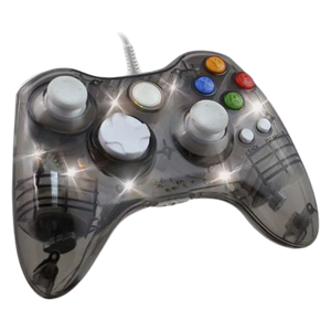 Microsoft - XBOX 360 Wired Controller - Silver