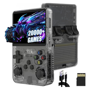  Ari Gaming R36S Retro Handheld Gaming Device - 3.5-inch Screen - 64GB Storage - Custom Linux Operating System - 3500mAh Battery - Black 