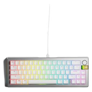  Glorious GMMK 3 Pro Mechanical Gaming Keyboard - RGB Lighting - White 
