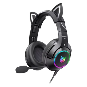  ONIKUMA K9 - Wired Headphone Over Ear - 2.2m - RGB - Black 