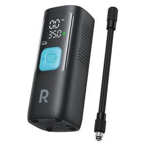  RAVPower PB1233 Smart Air Pump - Wireless 3-in-1 - Portable Air Compressor, Power Bank, and LED Flashlight - LCD Display 