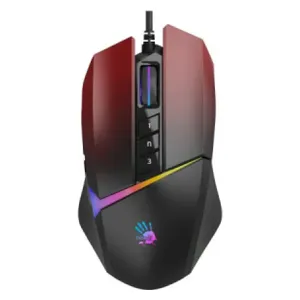  Bloody W60 Max Wired Gaming Mouse - 250 IPS Tracking Speed ​​- 8000 FPS Frame Rate - Red 