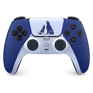 وحدة تحكم لاسلكية سوني DualSense اصدار محدود جود اوف وور - لجهاز بلاي ستيشن 5 - ازرق