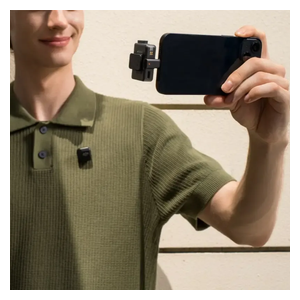 DJI - Mic Mini Lightning Adapter - Compact & Reliable - Black