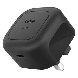  شاحن جداري بلكن - 45 واط - يو اس بي سي - اسود 