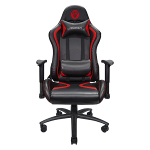 Fantech - Gaming Chair - Polyurethane leather - Lumbar support - Red