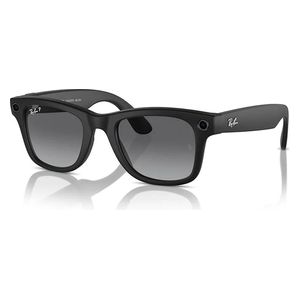  RAY-BAN Meta Wayfarer - Classic Wayfarer design with Meta smart technology - Supports music playback, calls, and hands-free video recording - Matte black frame 