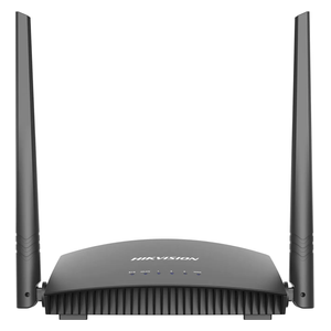 راوتر لاسلكي من هيكفيجن - سرعة لاسلكية تصل إلى 300 ميجابت في الثانية - 4 منافذ إيثرنت RJ45 (10/100 ميجابت في الثانية) - أسود