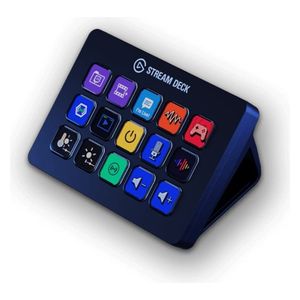 جهاز Elgato للتحكم بالبث - عدد 15 مفتاح LCD قابل للتخصيص - يدعم Multi Actions - أسود