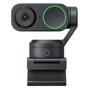  Insta360 Link 2 Webcam - 4K Resolution with AI - Auto Tracking - Autofocus (PDAF) - Noise Cancelling Microphones (AI) - Black 