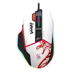 Bloody W95 Wired Gaming Mouse - 100-12000 DPI - 1ms Response Time - White