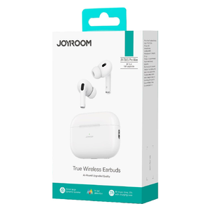  Joyroom JR-T03S In-Ear Bluetooth Headphones - Noise Cancelling - White 