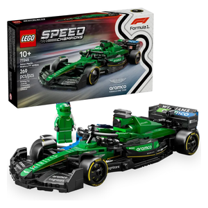  LEGO Speed Champions Aston Martin AMR24 - Authentic Replica with Driver Minifigure & Pirelli Tires 