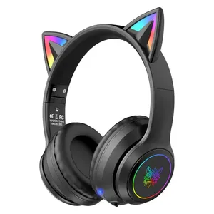  ONIKUMA B90 - Bluetooth Headphone Over Ear - RGB - Up To 800 mAh - Black 
