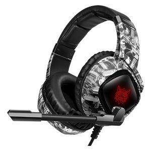 ONIKUMA K19 - Wired Headphone Over Ear - RGB - 2.1m - Black &White