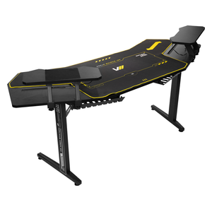 Ari Gaming ari-Table-AS05 Apex Station Gaming Table - 187 cm - with Shelves - LED - Black