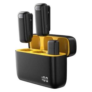  Jerome JR-01C Microphone - Wireless Lavalier - USB-C Designed - Noise Cancelling - 1 Microphone 