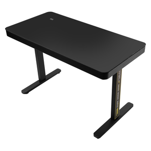  Ari Gaming ari-table-dk04 Dark Mode Gaming Table - 120 cm - Adjustable with Wireless Charging - Black Glass Top 