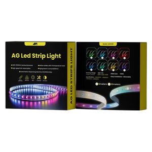  Ari Gaming LED RGB Strip Light - 10m Length - For Large Rooms and Gaming Equipment - App Controlled 