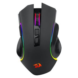 Onikuma M602 Gaming Mouse - Wireless - Customizable RGB Lighting - Black 