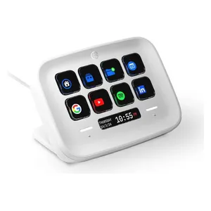  Elgato Stream Deck Neo Control Panel - 8 Customizable Keys - For App and Smart Lighting Control - Easy Drag & Drop Setup 