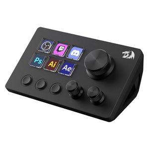 لوحة تحكم البث الذكية ريدراجون سكاي رايدر - 6 مفاتيح LCD - أسود