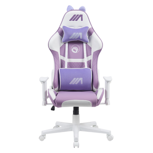  Ari Gaming AG-CHAIR-KT03 AG Kitty Gaming Chair - Luxurious and Comfortable Design - Reclines up to 180° -  Purple 