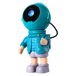  جهاز عرض النجوم اري غيمينغ - بتصميم رائد فضاء - يعرض مجرة وسحب السديم - دوران 360° مغناطيسي - تحكّم عن بعد - مع مؤقت للإيقاف التلقائي 